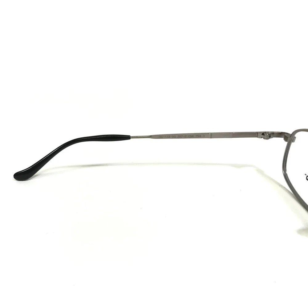 OnGuard Safety Eyeglasses Frames OG-113 Gray Oval Z87-2 Z94.3 53-18-135